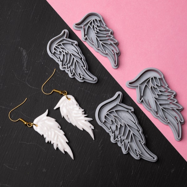 Angel wings cutter shape, Polymer Clay Cutter, Clay Cutter for Polymer Clay, Angel wings