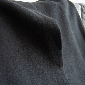 Cashmere Wool Long Sleeve Soft Sweater / Black Wide Sleeve Long Cardigan image 10
