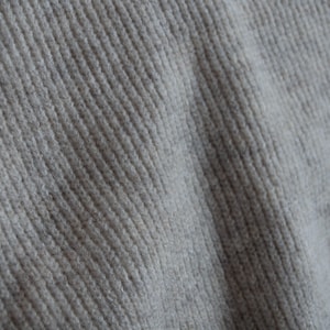 Alpaca Wool Turtleneck Slouchy Oversize Sweater / Light Beige Organic Long Sleeve Oversize Pullover image 9