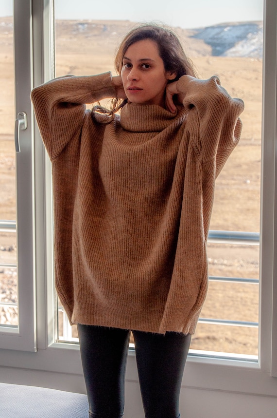 Stay Cozy in Style: the Turtleneck Tunic Sweater in Organic Merino