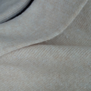 Cashmere Long Coat / Ecru Wide Sleeve Long Cardigan image 9