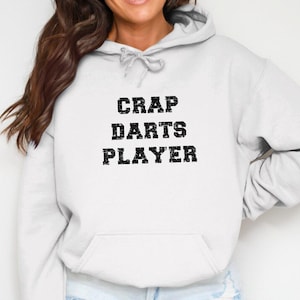 Crap Darts Player Funny Digital PNG, Humorous Dartboard Printable Art, Unique Dart Lover Gift, Instant Download Wall Decor