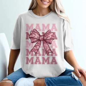 Mama Camo Coquette Bow PNG, Old School Camo png, Girls Camo Bow Png Shirt, Retro Hunting Sublimation, Coquette Bow Png, Camoflauge Print Png