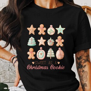 Christmas Cookie Clipart, Sweet Holiday Designs, Gingerbread Illustrations, Festive Cookie PNG, Digital Download