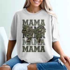 Mama Camo Coquette Bow PNG, Old School Camo png, Girls Camo Bow Png Shirt, Retro Hunting Sublimation, Coquette Bow Png, Camoflauge Print Png