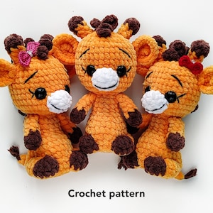 Giraffe CROCHET PATTERN  Amigurumi Giraffe English pattern