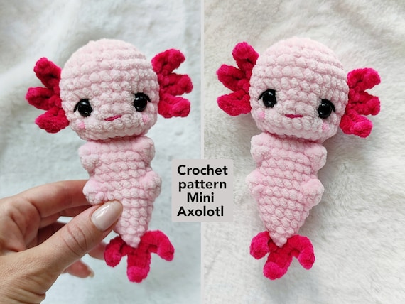 Axolotl Mini CROCHET PATTERN PDF Amigurumi Axolotl English pattern