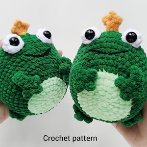 Frog CROCHET PATTERN  Amigurumi toad English pattern