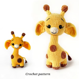 Giraffe CROCHET PATTERN  Amigurumi English pattern