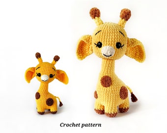 Giraffe CROCHET PATTERN  Amigurumi English pattern