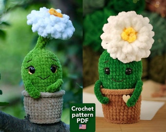 Cactus CROCHET PATTERN  Amigurumi cactus English pattern