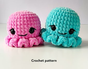 Little Octopus CROCHET PATTERN PDF Amigurumi Octopus Plush English pattern