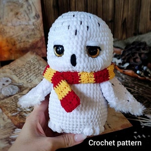 Owl CROCHET PATTERN  Amigurumi owl English pattern