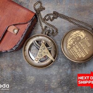 Sundial Compass, Anniversary Gift, Corporate Gift, Groomsmen Gift, Personalized Compass, Fathers Day Gift,  Men Gift Idea, Baptism Gift Boy