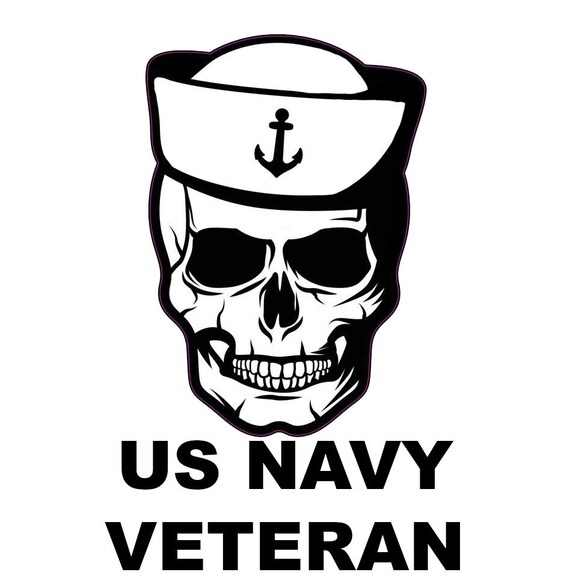 US NAVY VETERAN decal for Car/laptop/windows Etsy