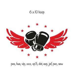 Digital download boxing gloves xl machine embroidery design in multiple formats pec, pes, xxx, jef, sew, exp, vip, vp3, dst, hus files sport