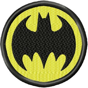 Instant download 8 superhero fill stitch sew on patches machine embroidery design in multiple formats in the hoop, iron on 5 sizes image 2