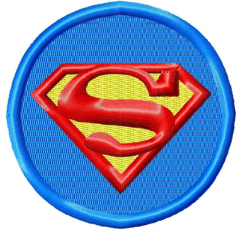 Instant download 8 superhero fill stitch sew on patches machine embroidery design in multiple formats in the hoop, iron on 5 sizes image 7