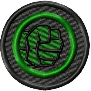 Instant download 8 superhero fill stitch sew on patches machine embroidery design in multiple formats in the hoop, iron on 5 sizes image 4