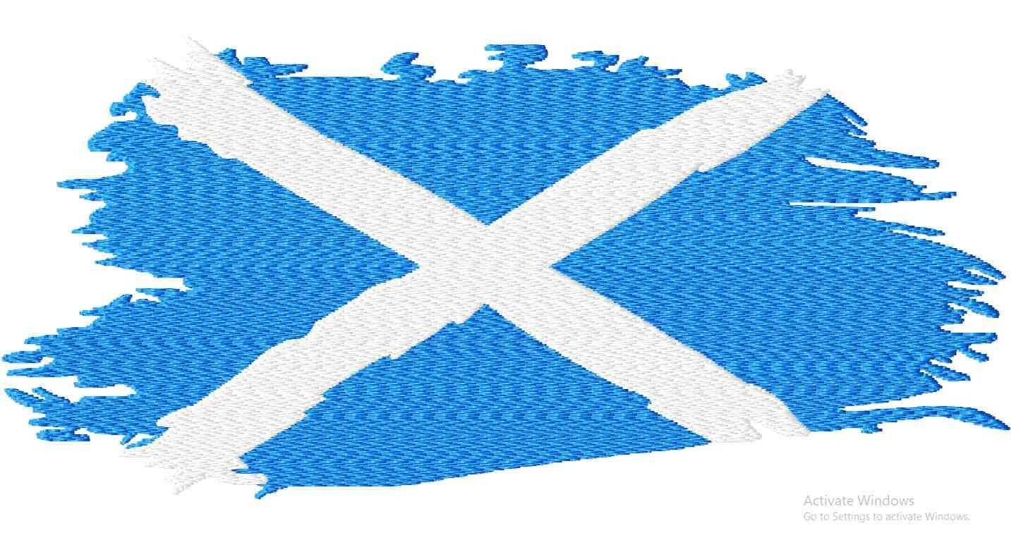 Digital Download 12 Sizes Scottish Saltire St Andrew's Cross Flag ...