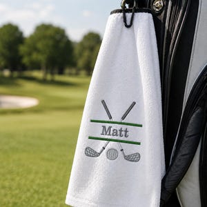 Digital download 8 sizes Golf Club and Ball split monogram machine embroidery design, sport golfer