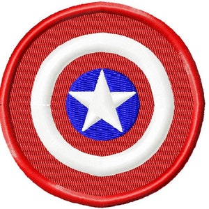 Instant download 8 superhero fill stitch sew on patches machine embroidery design in multiple formats in the hoop, iron on 5 sizes image 3