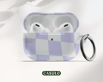 Funda para AirPods, funda para AirPods con llavero, funda para AirPods 1 y 2, funda para AirPods Pro, funda protectora para AirPods con mosquetón, funda estética para AirPods