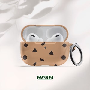 Geo Shapes AirPod Case Covers, AirPod Pro 2 1 Case, AirPods 1, 2 & 3 Case, Earbuds Cases, Apple AirPod Cases, Stylish AirPods Cases