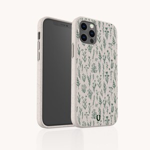 Wild Flowers Eco Friendly Bio Phone Case, Plastic Free Compostable Case, iPhone 16 15 14 13 12 11 SE Pro Max Mini, Samsung Galaxy S24 23 22 image 6