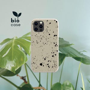 Ekologiczne, biodegradowalne etui na telefon GRUNGE, bez plastiku, kompostowalne, do iPhone'a 15, 14, 13, 12 SE, Pro Max Mini, Samsunga Galaxy S23, 22, 21, 20