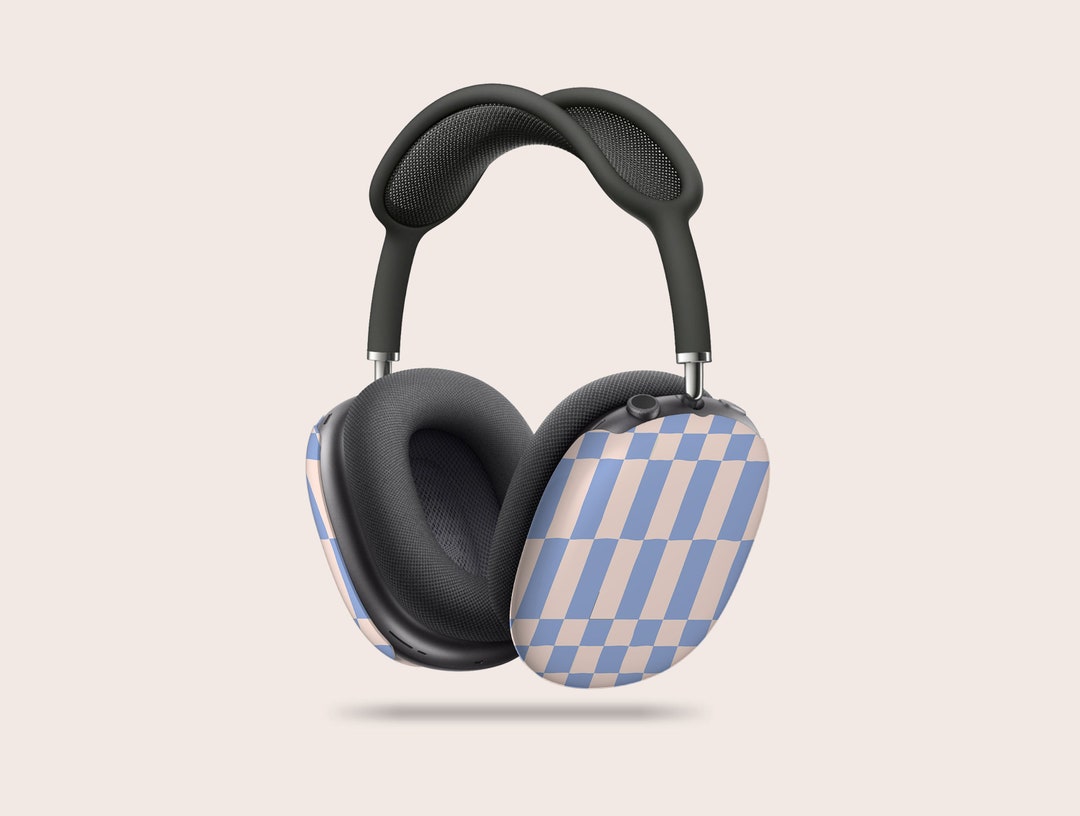 Y2k ブルー チェッカー AirPods Max ケース | AirPods Max カバー