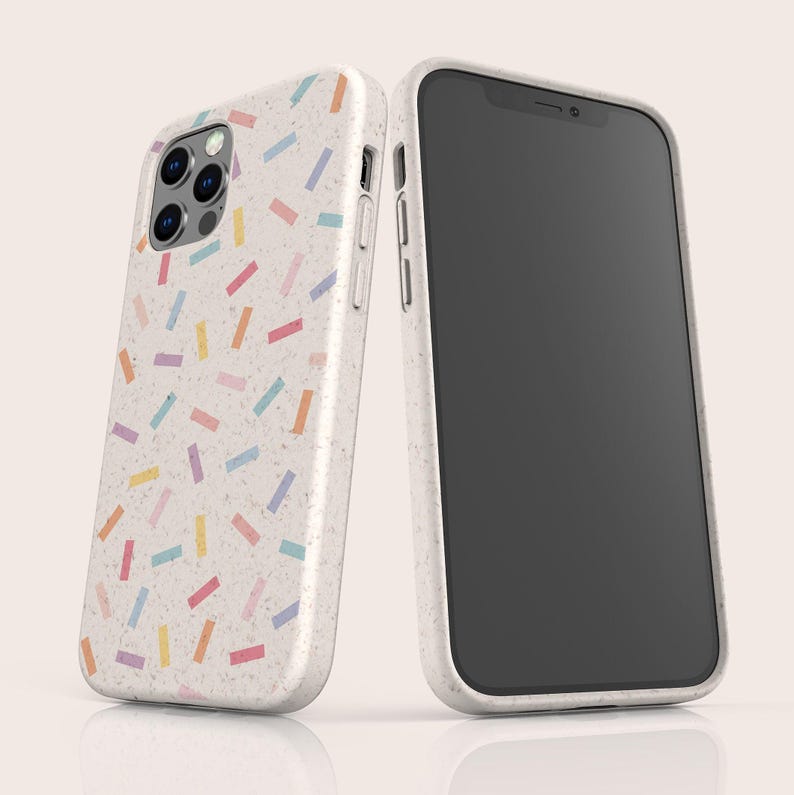 SPRINKLES Biodegradable Bamboo Eco Friendly Case for iPhone 16 15 14 13 12 11 SE Pro Max Mini, Compostable Case for Samsung S24 23 22 21 20 image 5