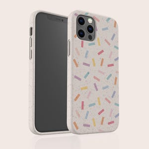 SPRINKLES Biodegradable Bamboo Eco Friendly Case for iPhone 16 15 14 13 12 11 SE Pro Max Mini, Compostable Case for Samsung S24 23 22 21 20 image 3
