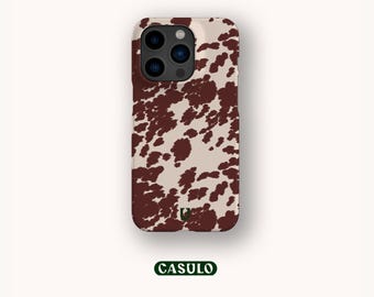 Custodia per telefono con stampa di mucca, estetica, per iPhone 16 15 14 13 12 11 SE Pro Max Plus Mini Samsung Galaxy S24 Google Pixel 9 8 Pro XL