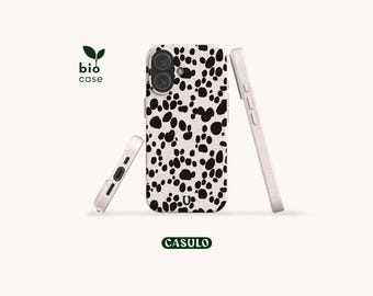 Spotty Biodegradable Plastic Free Eco-Friendly Phone Case for iPhone 17 16 15 14 13 12 11 SE Pro Max Mini and Samsung Galaxy S25 24 23 22 21