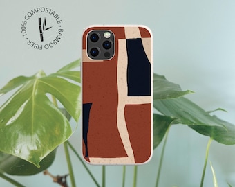 COLLAGE Biodegradable Eco Friendly Phone Case, Compostable Case for iPhone 15 14 13 12 11 SE Pro Max Mini, Samsung S23 S22 S21 20 Ultra Plus