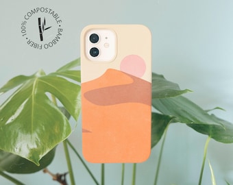 Biodegradable Bamboo Eco Friendly Phone Case, Plastic Free Compostable Case, iPhone 16 15 14 13 12 11 Pro Max, Samsung Galaxy S24 23 22 21