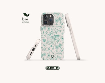 Cottage Biodegradable Plastic Free Eco-Friendly Phone Case for iPhone 16 15 14 13 12 11 SE Pro Max Mini and Samsung Galaxy S25 S24 S23 S22