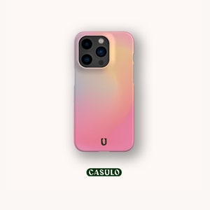pink and purple aura gradient phone case for iphone 16 pro