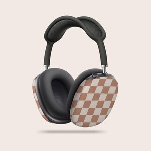 Y2k Checker AirPods Max Cases | AirPods Max Covers, Cute AirPod Case, Recyclable AirPods Cases, Stylish AirPods Max Covers
