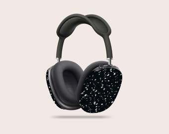 Black Terrazzo AirPods Max Cases | AirPods Max Covers, Cute AirPod Case, Recyclable AirPods Cases, Stylish AirPods Max Covers