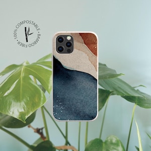 Biodegradable Case for iPhone 14 13 12 11 SE Pro Max Mini and Plus, Compostable Phone Case for Samsung Galaxy S20 S21 S22 Ultra Plus