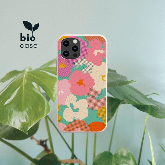 Bamboo Eco Friendly Iphone 12 Pro Case POP ART Biodegradable