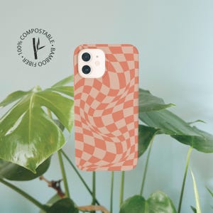 Biodegradable Bamboo Eco Friendly Phone Case, Plastic Free Compostable Case, iPhone 14 13 12 11 SE Pro Max Mini, Samsung Galaxy S23 22 21 20
