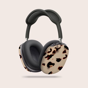 Ivory Tortoise AirPods Max Cases | AirPods Max Covers, Cute AirPod Case, Recyclable AirPods Cases, Animal Print AirPods Max Covers