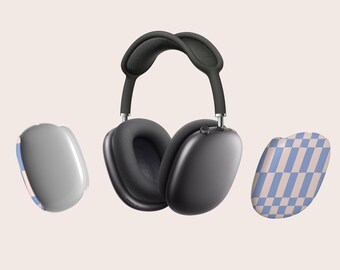 Y2k ブルー チェッカー AirPods Max ケース | AirPods Max カバー