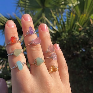 Crystal rings