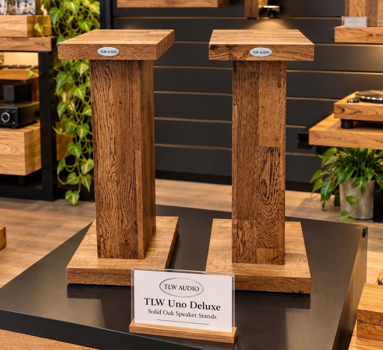 Deluxe Handmade Solid Oak Speaker Stands - Bespoke - Etsy