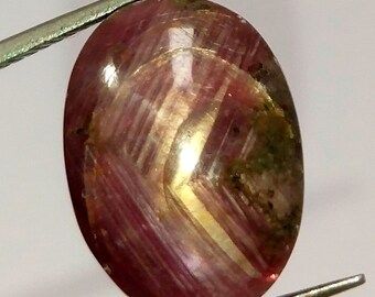 14 Cts 100/% Natural Six Rays Ruby Star Oval Cabochon Loose Gemstone