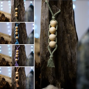 Macramé Water Tracking Beads | Fitness Tracker | Handmade Water Tracking Beads | Boho Gifts | Stocking Stuffers | Bridesmaid Gifts